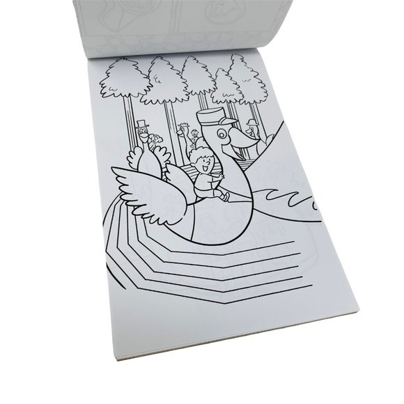 Magic Forest Amusement Park Coloring & Activity Kids Book DEADSTOCK - Picture 6 of 10